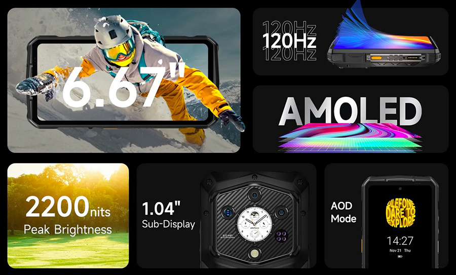 UleFone Armor 29 Pro Black профессиональный смартфон для строителей и туристов