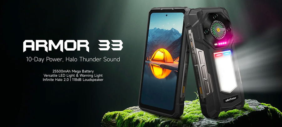 Внешний вид смартфона Ulefone Armor 33 получил массивный корпус, уверенная посадка в руке
