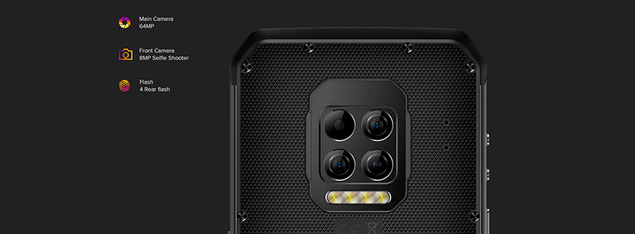 Ulefone Armor 9 8/128GB Производителем заявлена защита по стандартам IP69K и MIL-STD-810G