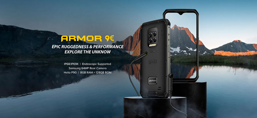 Ulefone Armor 9E вместо тепловизора Flir имеет 4 камеры