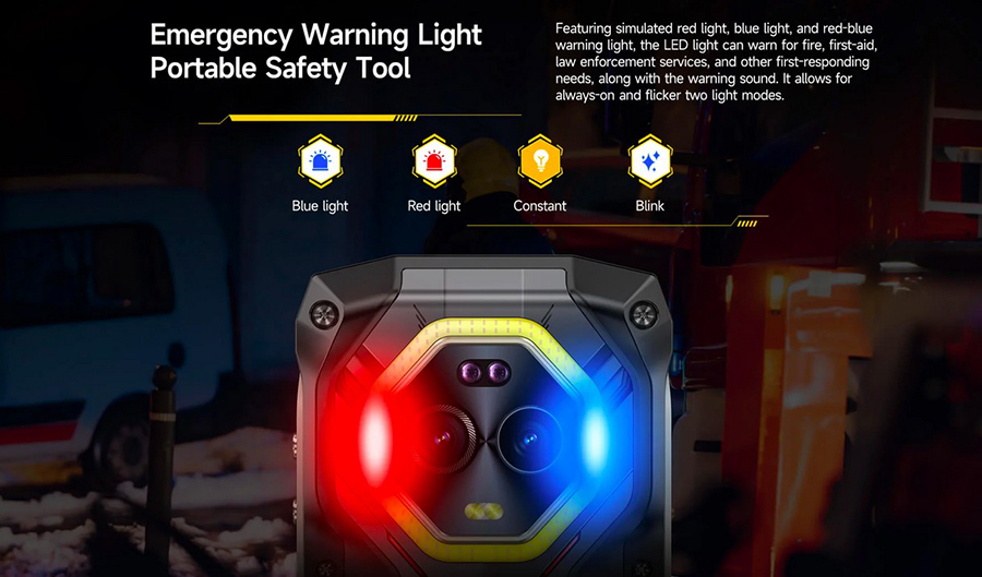Ulefone Armor Mini 20 Pro Versatile LED Light Emergency warning Light