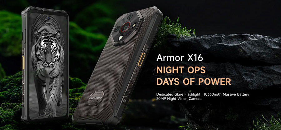 Ulefone Armor X16 Wasteland Shadow 6/128GB купить защищенный смартфон