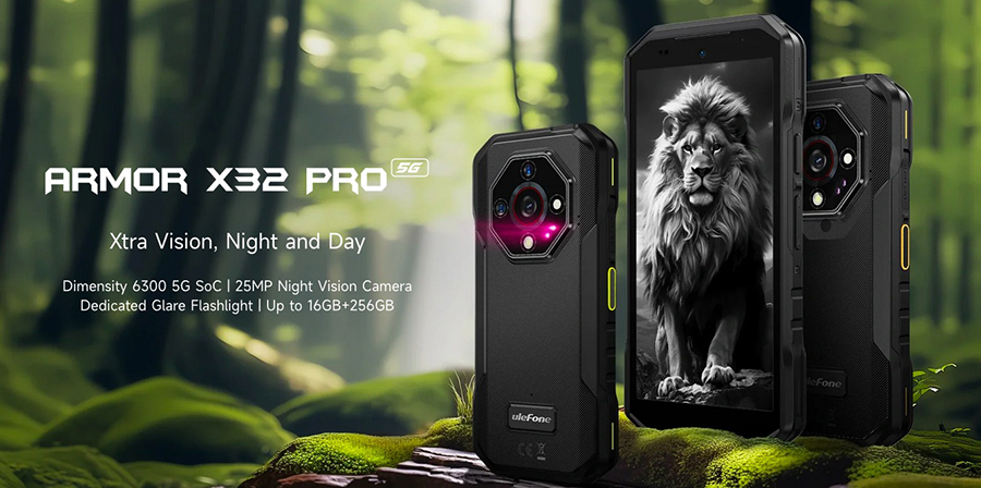 Купить смартфон UleFone Armor X32 Pro 8/256GB Black - защищённый смартфон для работы и приключений