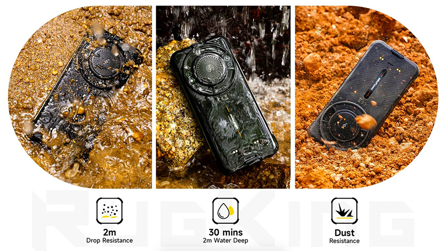 UleFone RugKing - аккумулятор 9600 мАч с быстрой зарядкой