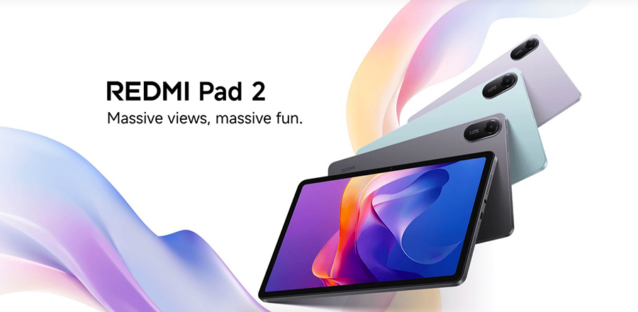 Нижний торец планшета Xiaomi Redmi Pad 2 6/128GB Wi-Fi Lavender Purple: USB Type C и mini jack 3.5 мм